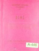 Acme-Acme Welding AR AP) Operations and Parts Manual 1962-AP-AR-01